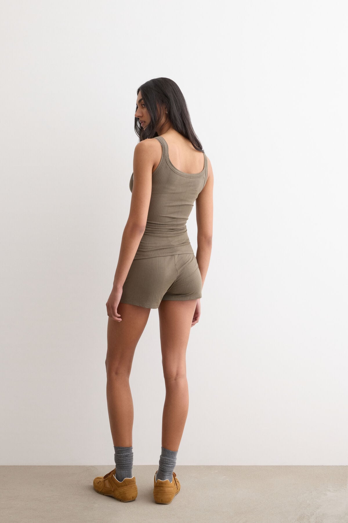Soft Lounge Ribbed Modal Short Pajamas