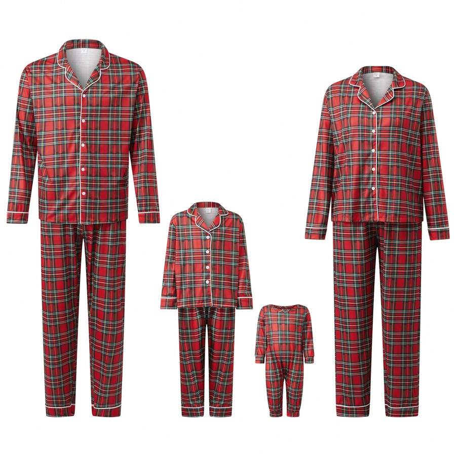 Matching Pajama Sets For Couples-Perfect For Family Holiday Wear. Parent-Child Pajama Sets. Loungewear Sets For Holiday Parties.